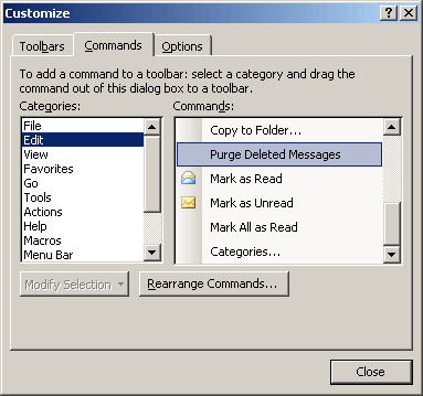 Outlook 2003 purge 1