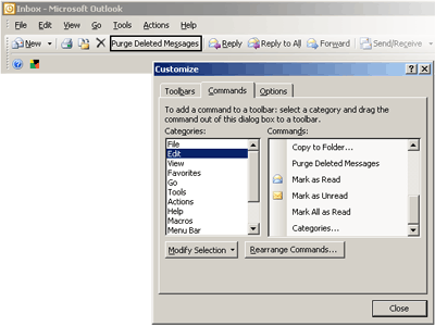 Outlook 2003 purge 2